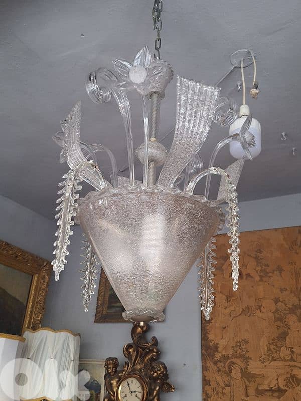 murano italian antique chandelier 4