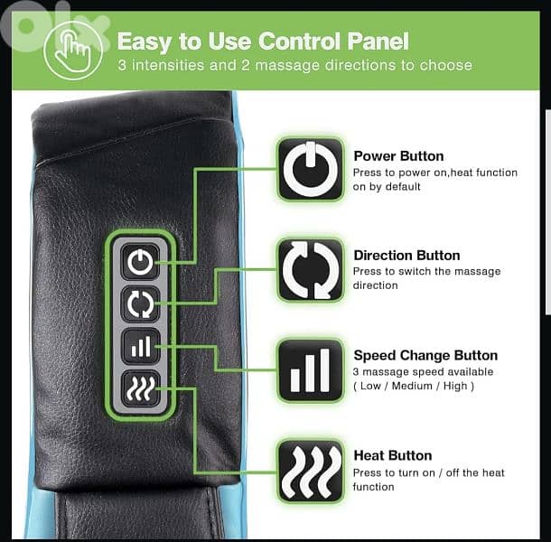 cotsoco Neck Massager, Shiatsu Neck and Back Massager& Heat/4$delivery 2