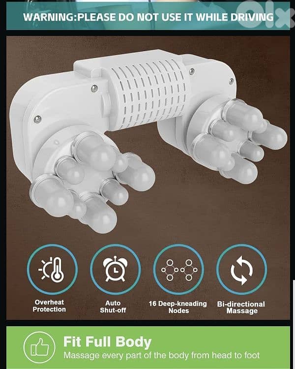 cotsoco Neck Massager, Shiatsu Neck and Back Massager& Heat/4$delivery 6
