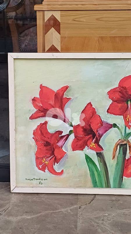 لوحة رسم زيتي اوروبية 3