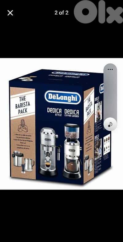 delonghi dedica with grinder
