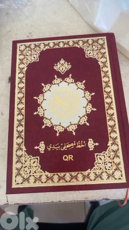 موجود كتاب قران ( اخط مصحفي ب يدي) للكتابة بيدون القلم 1