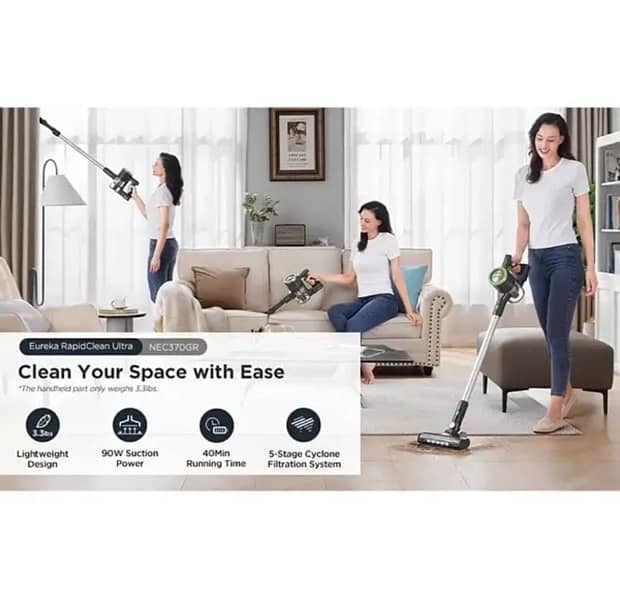 Eureka AK7 25.9V 300W Rechargeable Vaccum Cleaner 11