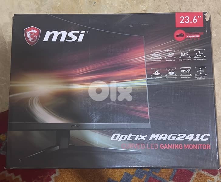 Ps5 Like New Bundle (MSI Monitor + Hyper X Aplha) 2