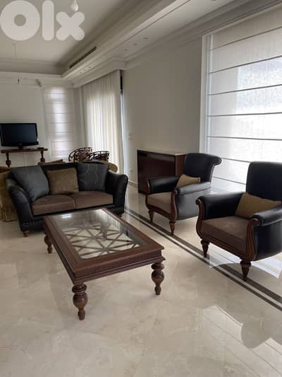 Leather Sofa and armchairs