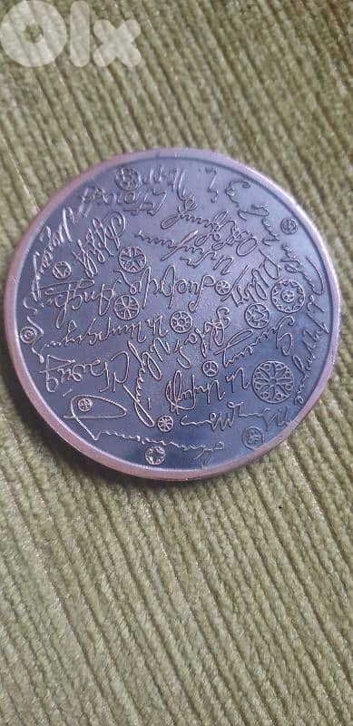 super wonderful 1973 bronze armenian ussr medal,very rare 1