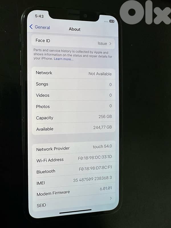 iphone x 256 3