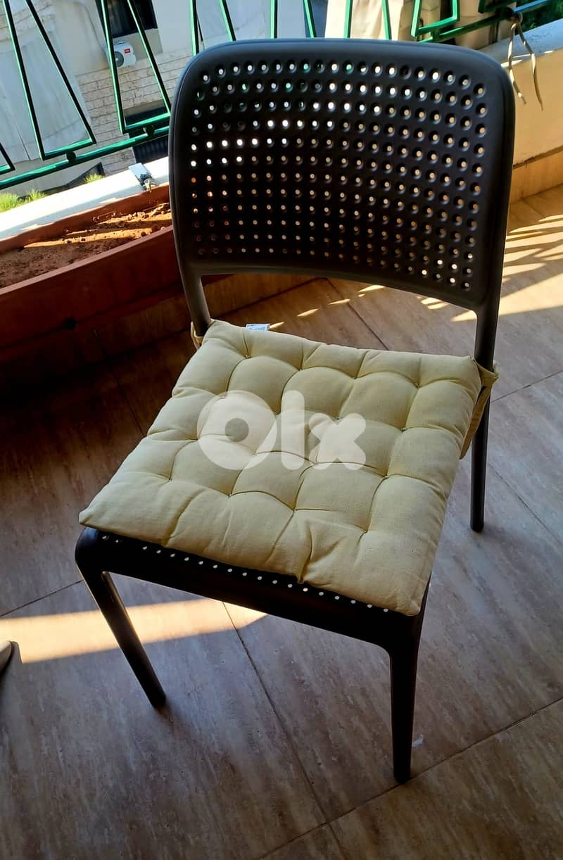 Nardi Outdoor Dining Set (Grey) - Clip Table & 2 Bora Chairs 2