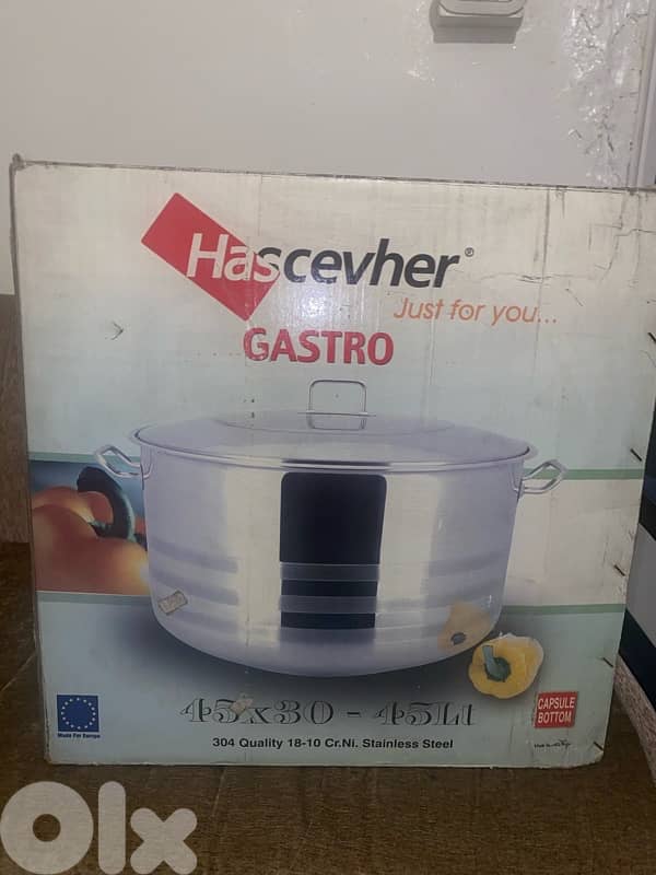 2 HASCEVHER GASTRO pot 2 sizes 0