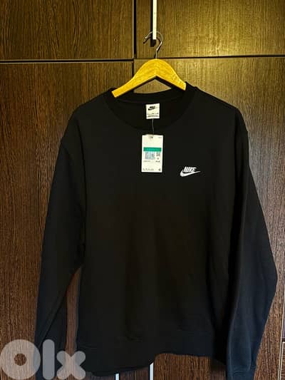 nike black sweater size xl