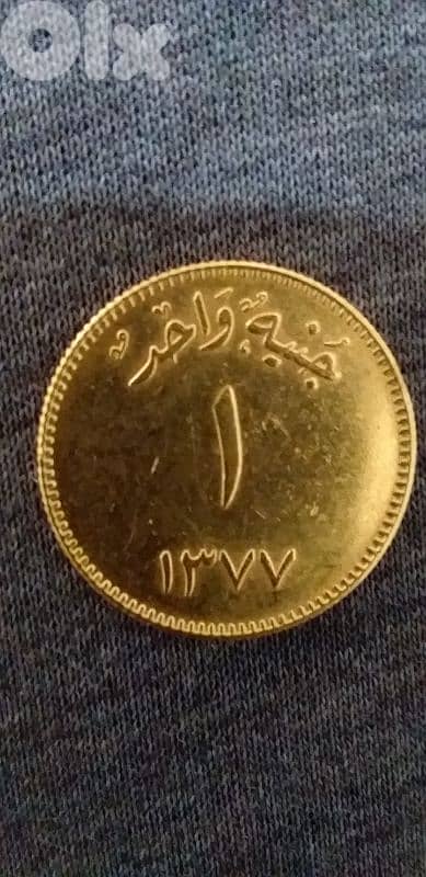 جنيه سعودي نادر دهب عيار  22سعر 1500$ 1