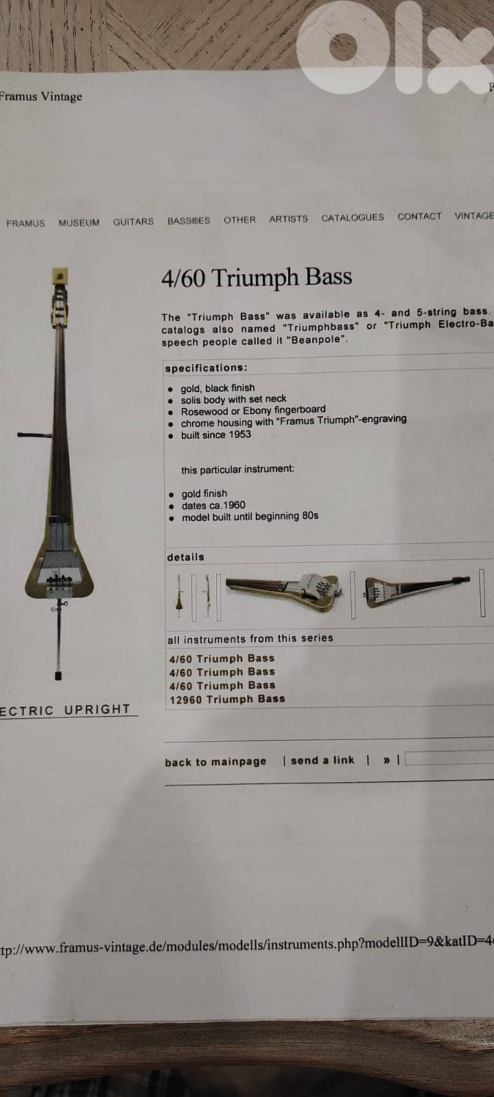 FRAMUS TRIUMPH 60s 4
