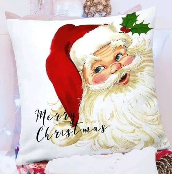 8 pieces Christmas pillow cover 0