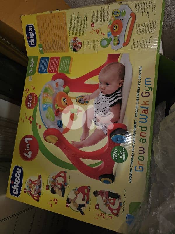 Car seat, sterilizer, walker, 2 relax, jumper, new Breast pump 7