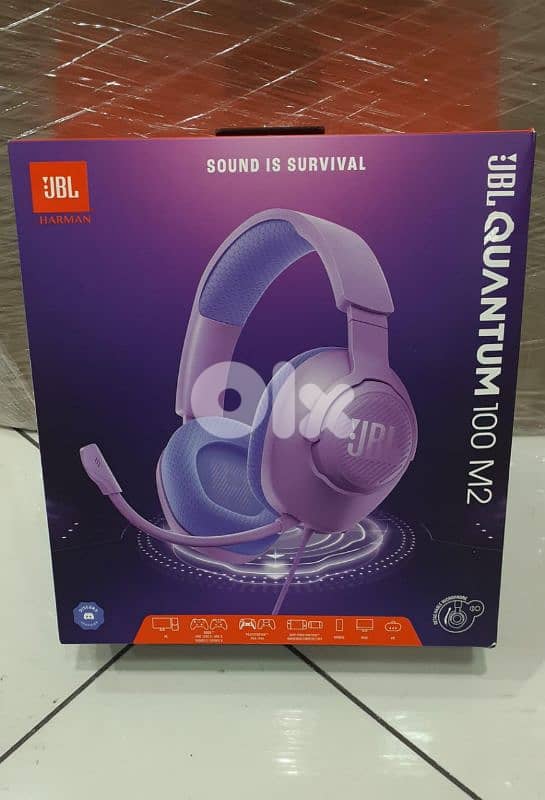 Jbl Quantum 100 M2 purple 0