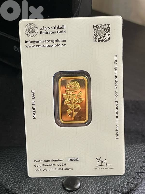 Good 24 K 999,9 One Tolas 11,66 Gram Ounse 1