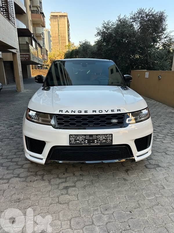 Range Rover Sport V8 Dynamic 2019 white on basket (clean carfax) 0