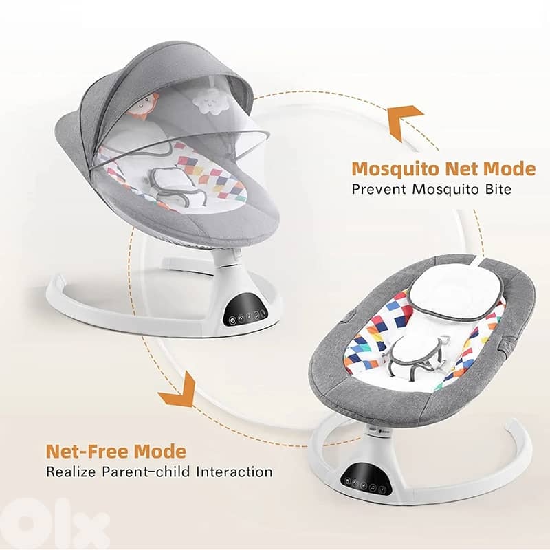 Baby Electric Rocking Chair - كرسي هزاز كهربائي للأطفال 1