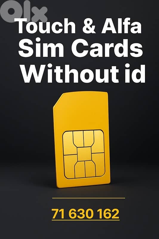 New Touch & Alfa Sim Cards No id 0