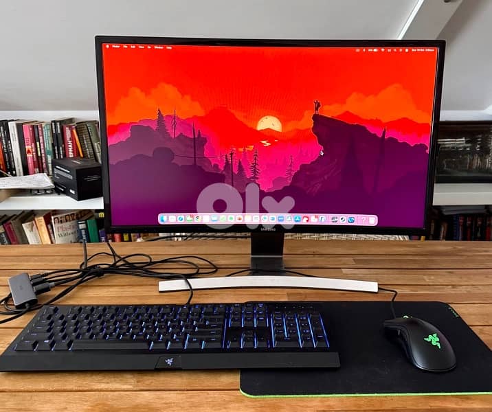 Full Razer PC Setup (Monitor+Keyboard+Mouse+Hub (Great Condition) 0
