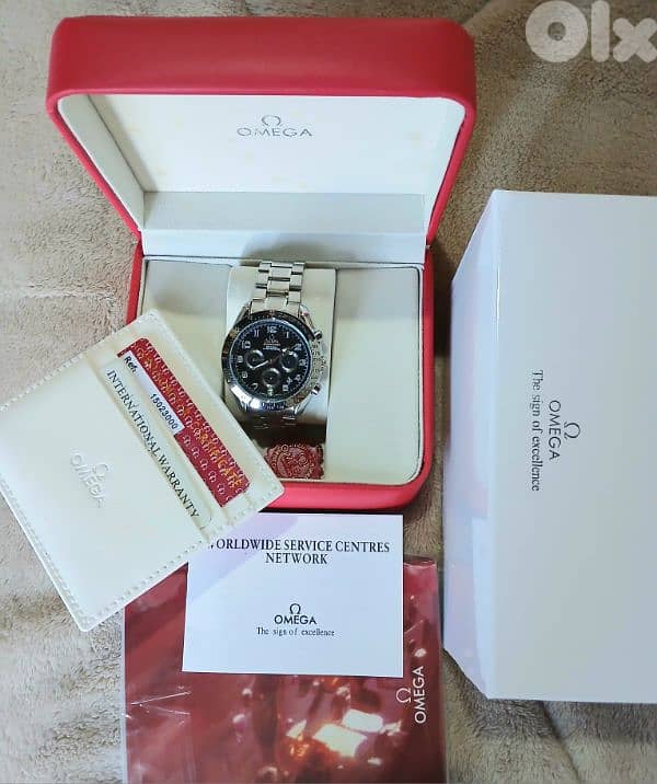 Omega watch for men with aLL accessories Not used ساعة غير مستعملة 2