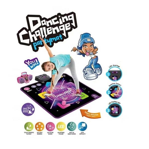 Dancing challenge Party Mat 0