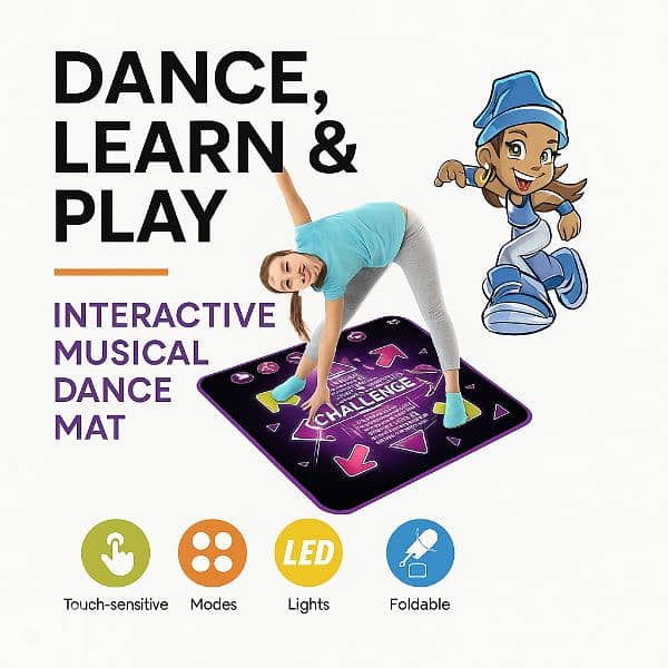 Dancing challenge Party Mat 6