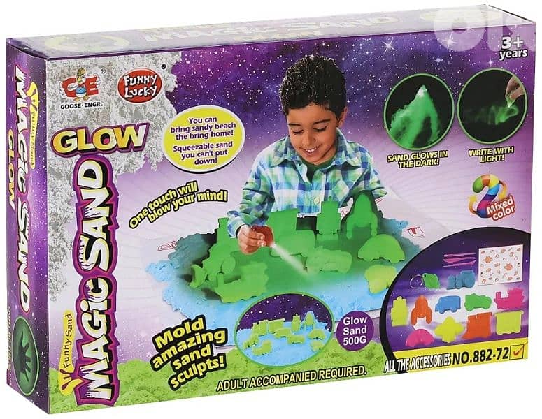 Glow Magic Sand Funny Lucky 0