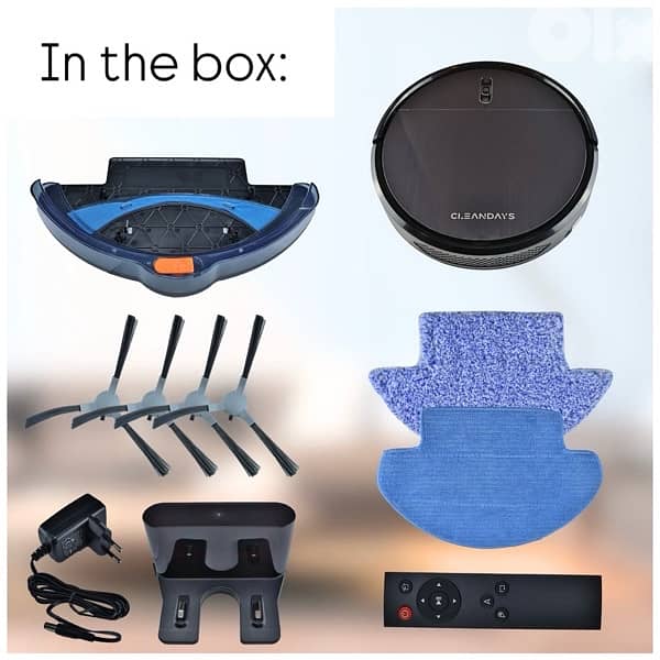 3 in 1 Robot: Vacuuming, Mopping and Sweeping 3
