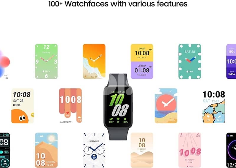 samsung Galaxy Fit 3 Smart Watch available Pink & Black 3