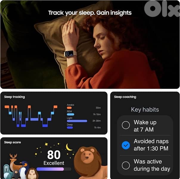samsung Galaxy Fit 3 Smart Watch available Pink & Black 6