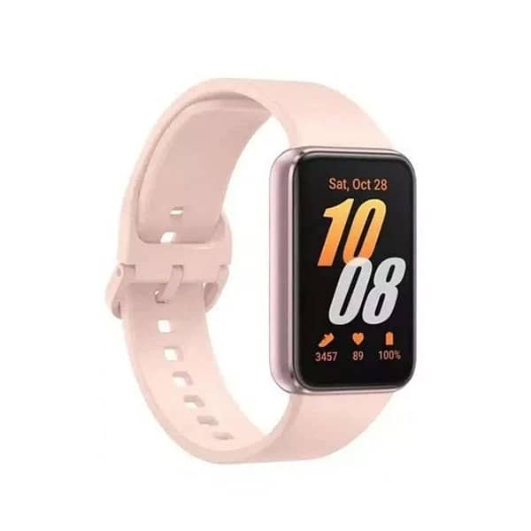 samsung Galaxy Fit 3 Smart Watch available Pink & Black 9