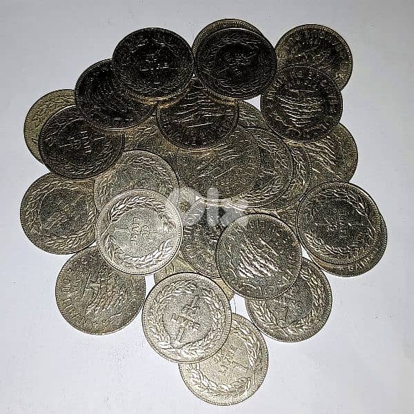 ليرات لبنانية معدنية تواريخ مشكلة 0