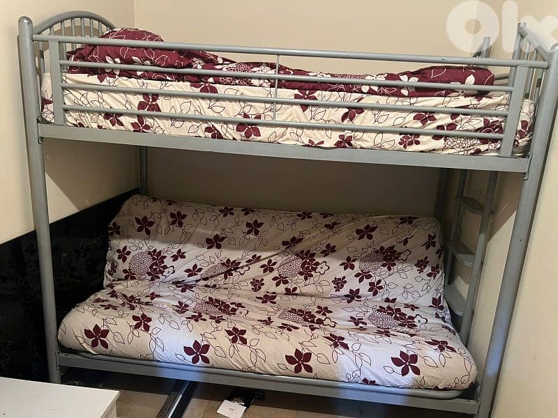 double deck bed with matresses 1