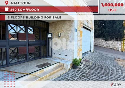 6 FLOORS BUILDING for sale in AJALTOUN مبنى للبيع في عجلتون