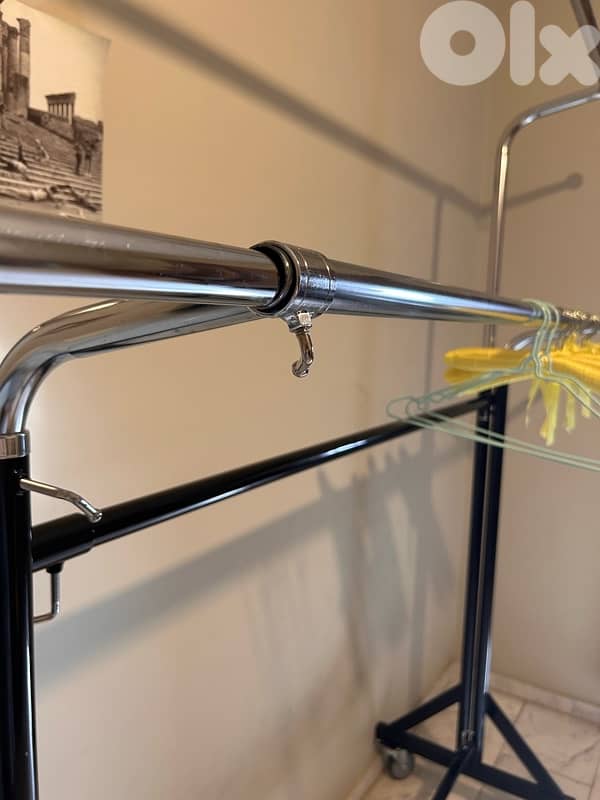 Adjustable Clothing Rail Garment Display, Clothes Rack 1