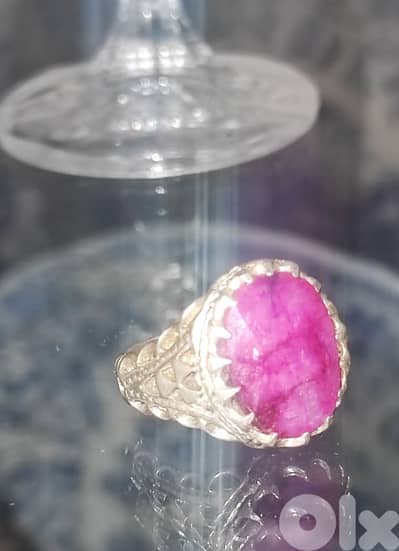 Silver Ruby Ring