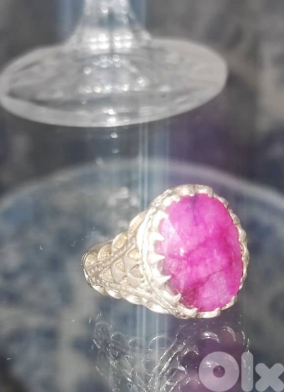 Silver Ruby Ring 0