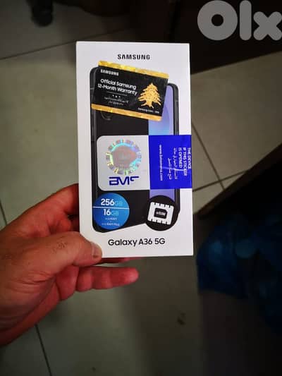 Samsung Galaxy A36 5G ( 16 Gb Ram and 256 GB Memory) used one month