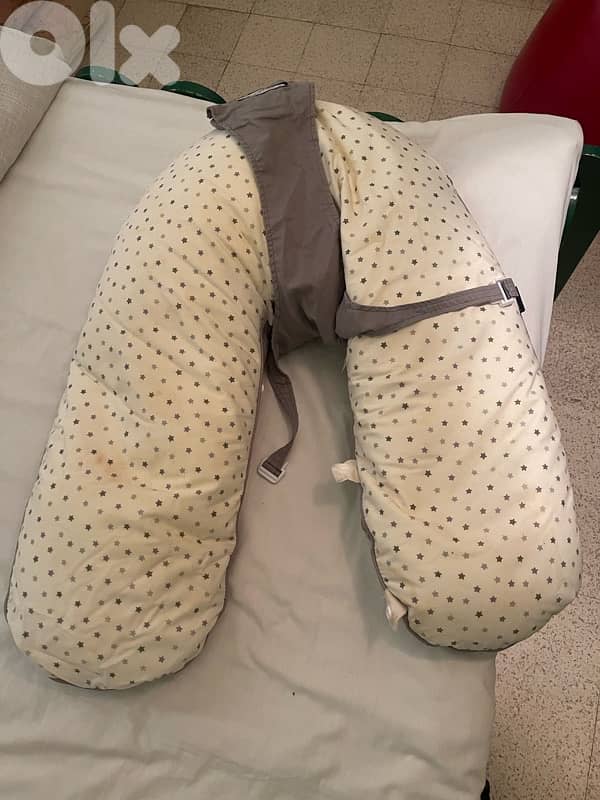 chicco baby cribs (next to me)+ nursing pillow(gift) 2