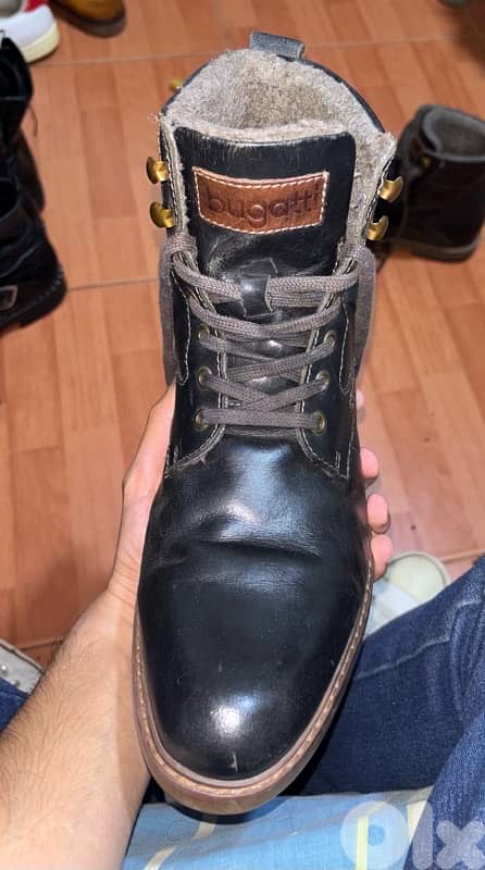 BUGGATTI LEATHER WINTER BOOTS 4