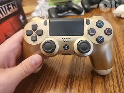 ps4 controller gold original liek new
