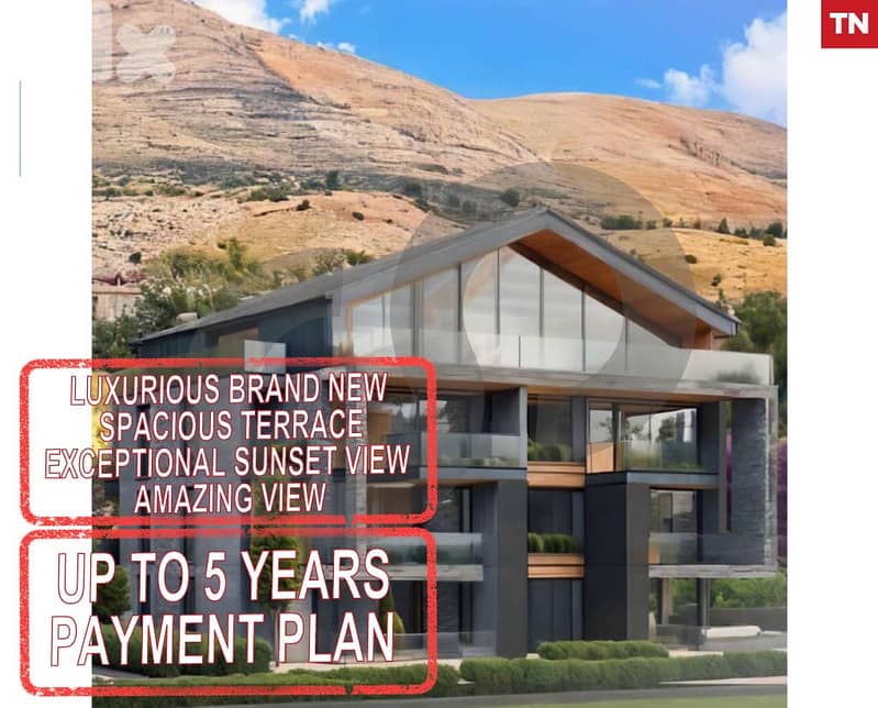 spacious terrace-Breathtaking mountain sunset view, ehden REF#TN120593 0