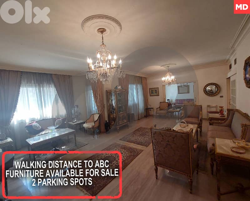 Beirut-Verdun/فردان High Floor Near ABC , cave REF#MD127445 0