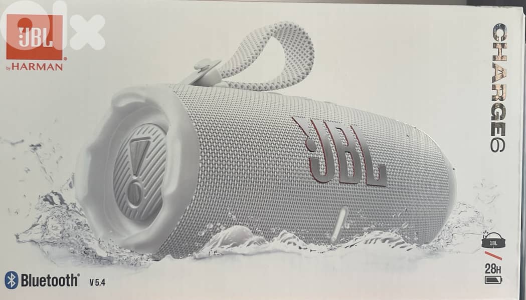 New JBL Charge6 Bluetooth Speaker Sealed Pack 28H Playtime waterproof 2