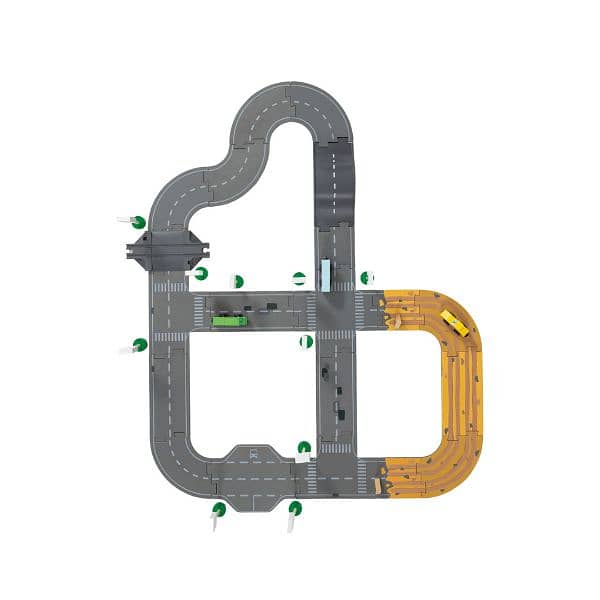 playtive wooden road set 36pc , road 4md 1