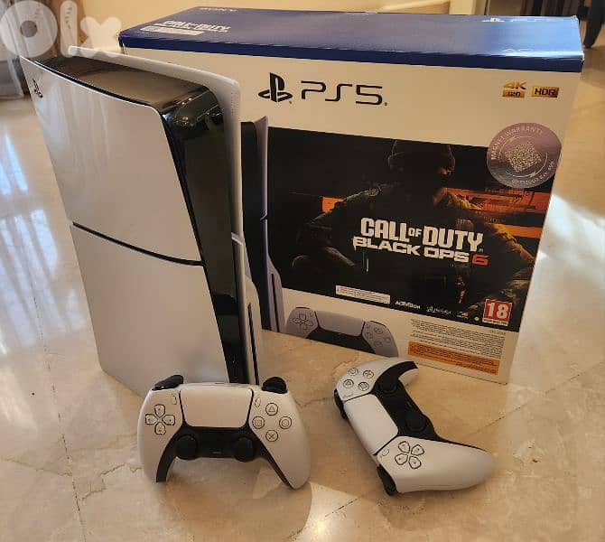 PlayStation 5 Slim Disc Edition – Like New with warranty 0