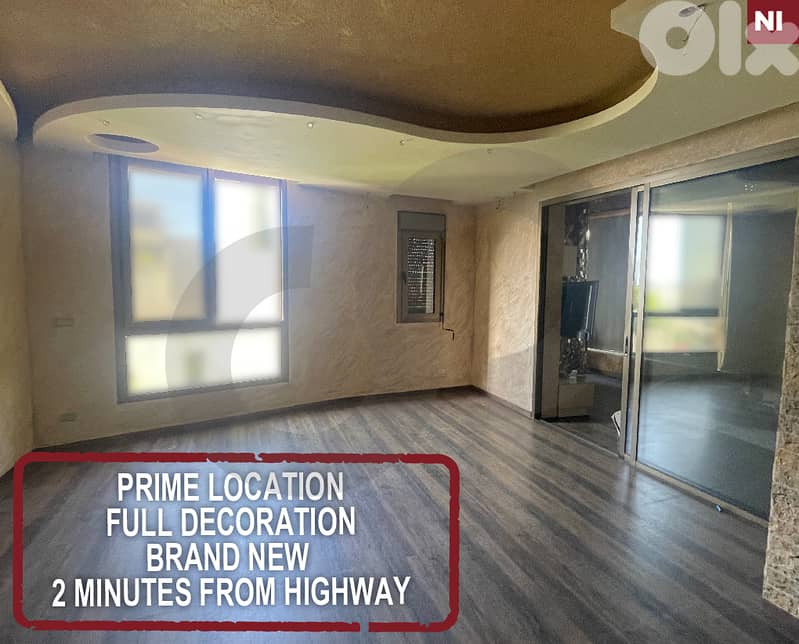 PRIME LOCATION- FULL DECORATION -BRAND NEW - Jbeil REF#NI127440 0