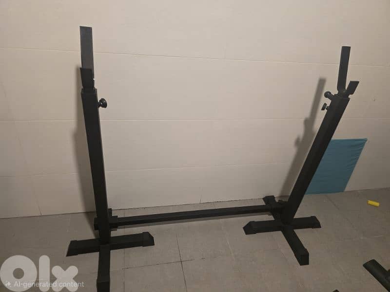 bar holder bracket and weight storage 0