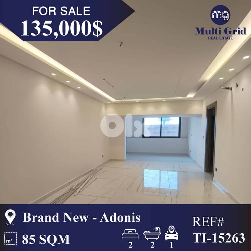 TI-15263 / Apartment for Sale in Adonis, شقة للبيع في أدونيس 0